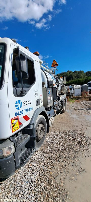 HYDROCUREUR HUWER RENAULT 18T 2005 CK595XS (VENTE UNIQUEMENT EXPORT) - Vacuum truck: picture 2 HYDROCUREUR HUWER RENAULT 18T 2005 CK595XS (VENTE UNIQUEMENT EXPORT) - Vacuum truck: picture 2