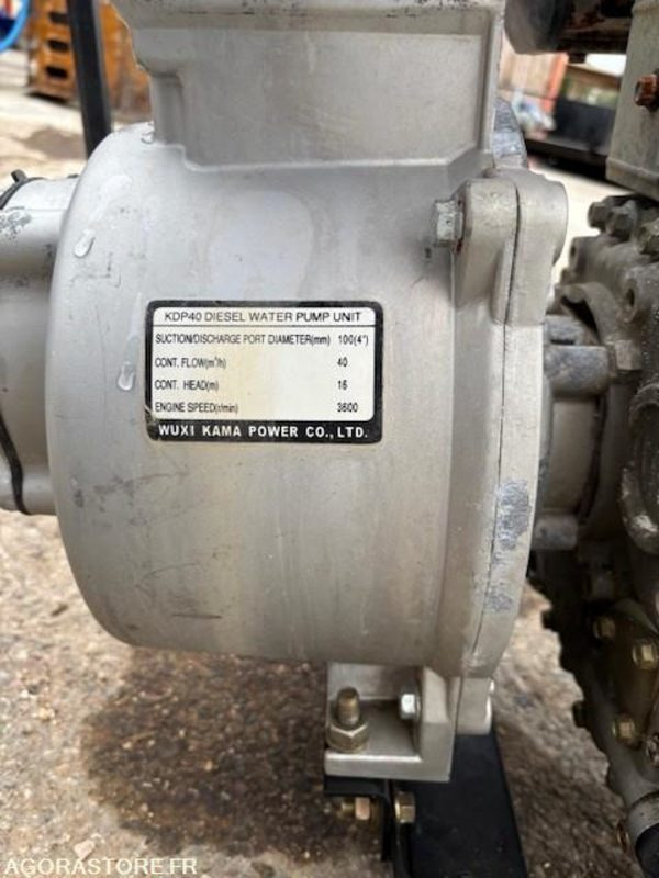 MOTOPOMPE A EAU DIESEL KDP40 40M3/HEURE - Forks: picture 2 MOTOPOMPE A EAU DIESEL KDP40 40M3/HEURE - Forks: picture 2