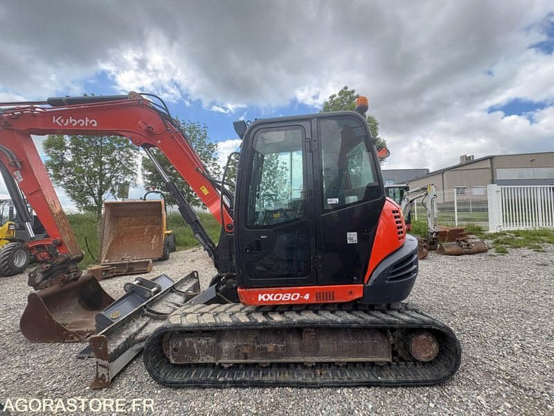 PELLE KUBOTA KX 080-4 2710 HEURES - 2015 - Crawler excavator: picture 1 PELLE KUBOTA KX 080-4 2710 HEURES - 2015 - Crawler excavator: picture 1