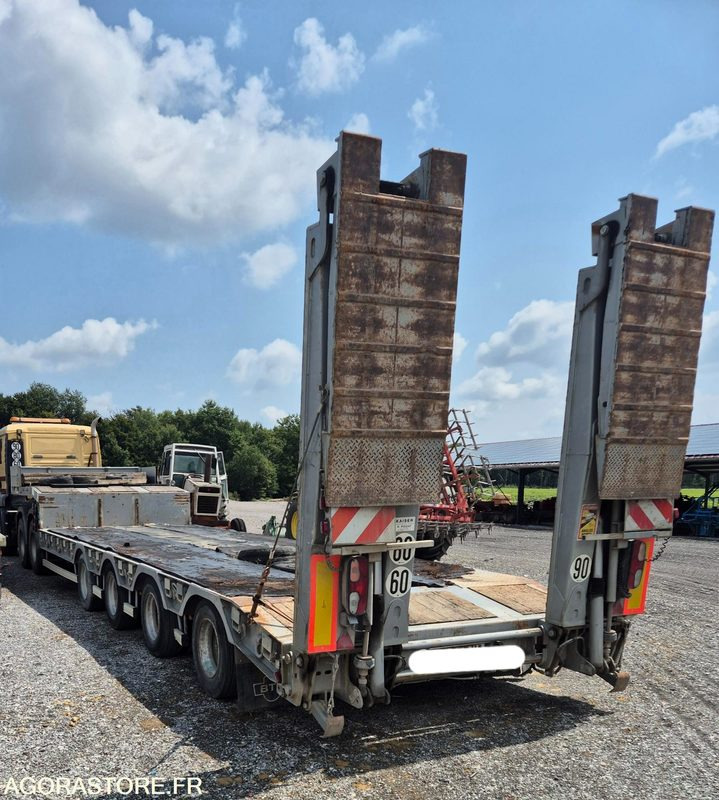 Porte engins 4 essieux - Low loader trailer: picture 4 Porte engins 4 essieux - Low loader trailer: picture 4