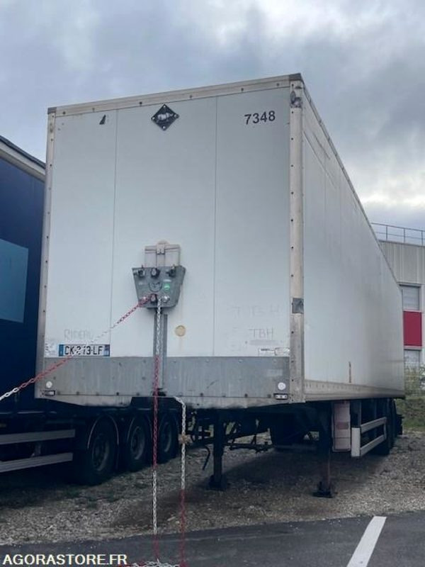 SEMI REMORQUE SAMRO - FOURGON - 2008 - Closed box semi-trailer: picture 1 SEMI REMORQUE SAMRO - FOURGON - 2008 - Closed box semi-trailer: picture 1