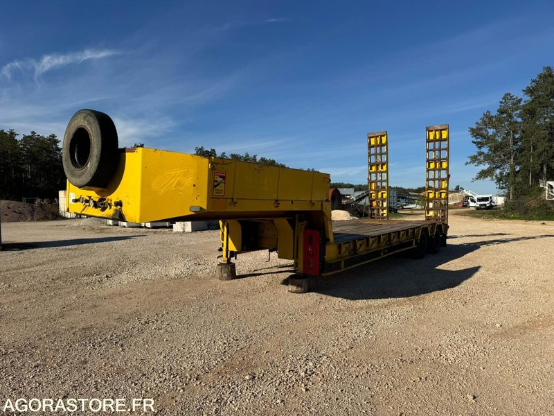 Semi-remorque ACTM - 1988 - Low loader trailer: picture 1 Semi-remorque ACTM - 1988 - Low loader trailer: picture 1