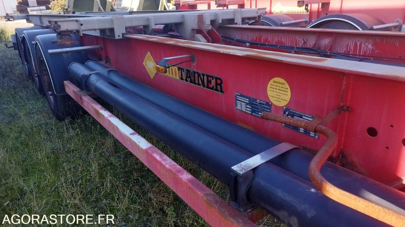 SEMI-REMORQUE SAMRO 3ESS PTE CONT ADR - CHARIOT COULISSANT - 2007 - EB-053-VL - Semi-trailer: picture 1 SEMI-REMORQUE SAMRO 3ESS PTE CONT ADR - CHARIOT COULISSANT - 2007 - EB-053-VL - Semi-trailer: picture 1