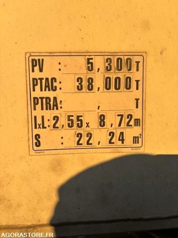 Leasing of  TRACTEUR 4X2 MERCEDES ACTROS 1845 2018 385 000 KM + BENNE ALUMINIUM SHMITZ 2016 TRACTEUR 4X2 MERCEDES ACTROS 1845 2018 385 000 KM + BENNE ALUMINIUM SHMITZ 2016: picture 7