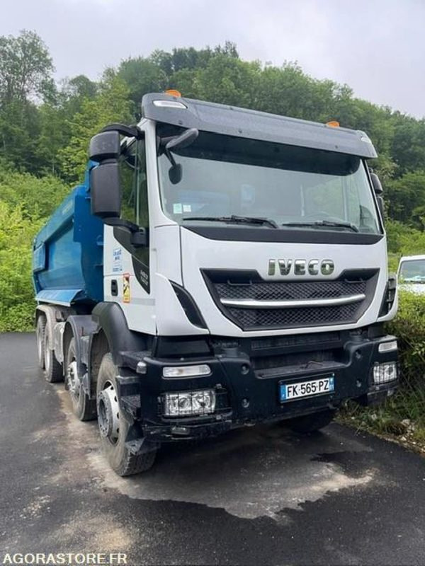 CAMION 8X4 BENNE RONDE IVECO X-WAY 480 76 000 KM 2019 - Truck: picture 1 CAMION 8X4 BENNE RONDE IVECO X-WAY 480 76 000 KM 2019 - Truck: picture 1