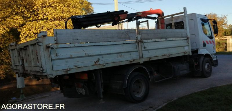 Truck Camion benne avec grue - Renault Midlum 2001 293846kms: picture 7 Truck Camion benne avec grue - Renault Midlum 2001 293846kms: picture 7