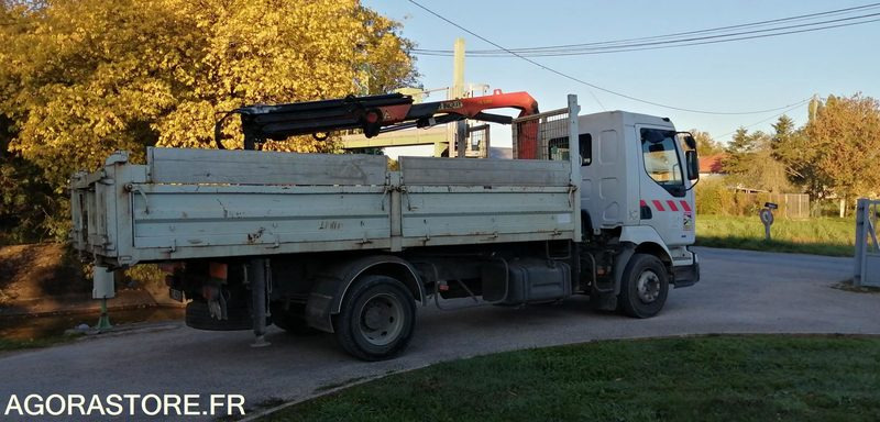 Truck Camion benne avec grue - Renault Midlum 2001 293846kms: picture 8 Truck Camion benne avec grue - Renault Midlum 2001 293846kms: picture 8