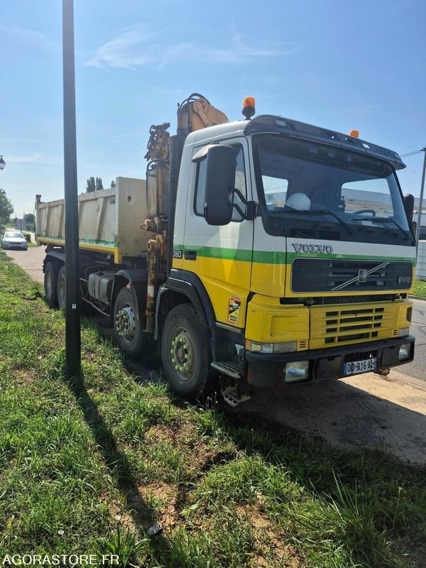 Camion bi-benne grue Volvo FM12 380 - 1999 - 700 000km - Truck: picture 2 Camion bi-benne grue Volvo FM12 380 - 1999 - 700 000km - Truck: picture 2