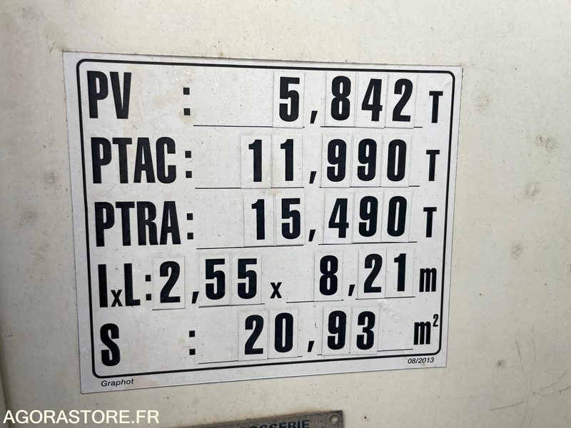 Truck IVECO EUROCARGO PLATEAU - 2015 - 295 000KM: picture 8