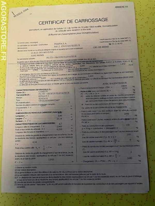 Truck POID LOURD  RENAULT MIDLUM: picture 10