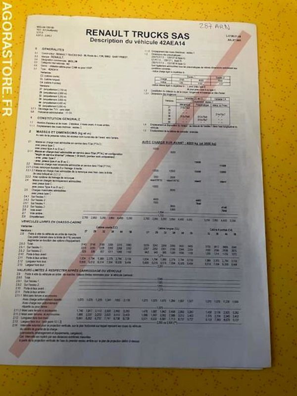 Truck POID LOURD  RENAULT MIDLUM: picture 9