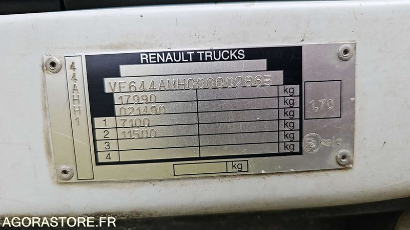 Truck PORTEUR BACHE RENAULT MIDLUM - EB264PG - 476000kms: picture 15