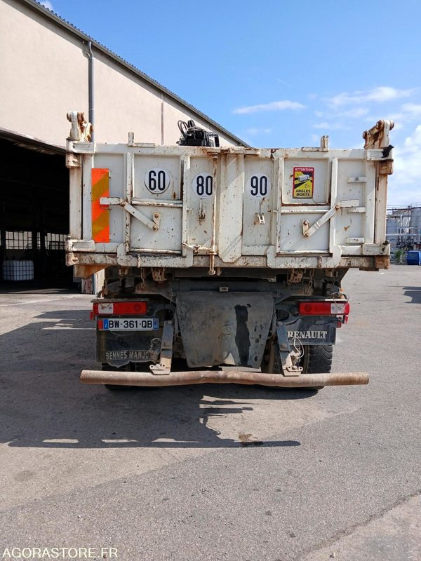RENAULT 6x4 GRUE- KERAX 370 BENNE CARRE - 2007 / 414817 KM - BW-361-QB (M5603) - Truck: picture 4 RENAULT 6x4 GRUE- KERAX 370 BENNE CARRE - 2007 / 414817 KM - BW-361-QB (M5603) - Truck: picture 4