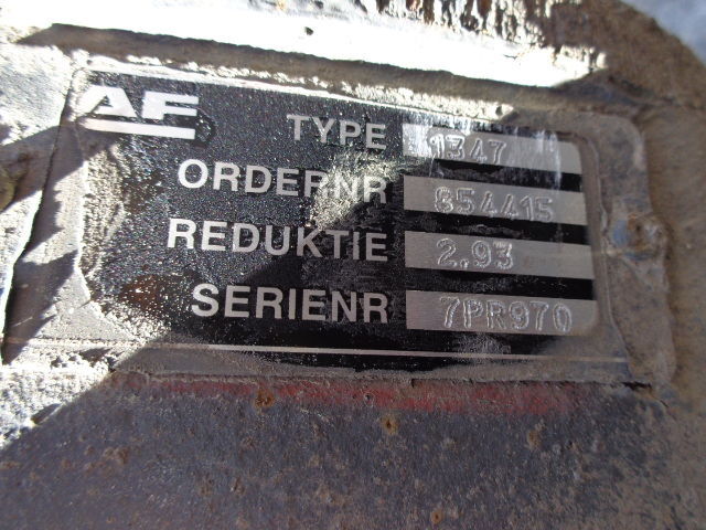 DAF Type 1347 , ALL ratios : 2.93 ; 2.64 ; 2.8 ; 3.07 . 1652704, 123 - Differential gear for Truck: picture 5 DAF Type 1347 , ALL ratios : 2.93 ; 2.64 ; 2.8 ; 3.07 . 1652704, 123 - Differential gear for Truck: picture 5