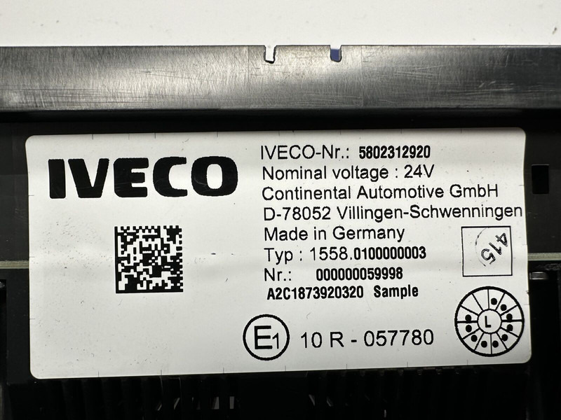 Iveco cluster - Dashboard for Truck: picture 3 Iveco cluster - Dashboard for Truck: picture 3