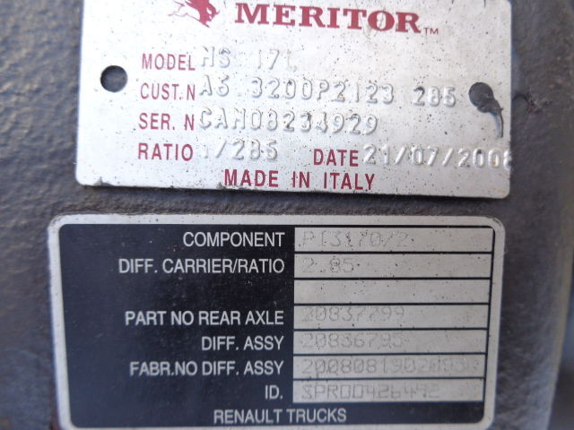 Renault MS 171, 177E , MS17X, RSS1344C ! All ratios 2.85 ; 2.64 ; 3.08 . - Differential gear for Truck: picture 4 Renault MS 171, 177E , MS17X, RSS1344C ! All ratios 2.85 ; 2.64 ; 3.08 . - Differential gear for Truck: picture 4