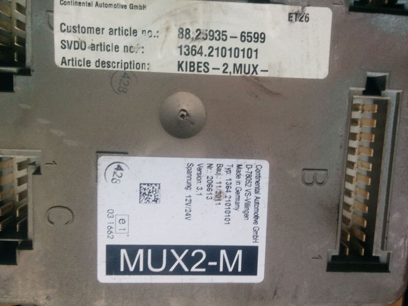 MAN MUX2-M 1364.21020101/ 1364.21010101 - ECU: picture 3 MAN MUX2-M 1364.21020101/ 1364.21010101 - ECU: picture 3
