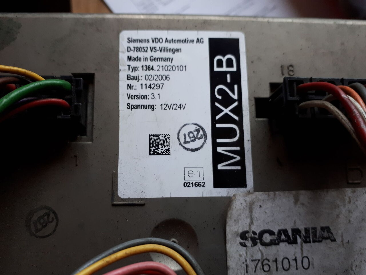 ECU for Bus Scania MUX2-B MUX2-M.MUX2-B+/ ZR2-BS/ ZR2-BD   Scania Neoplan: picture 11