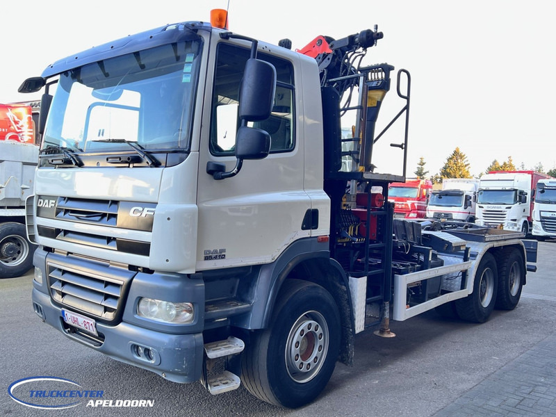 DAF CF 85.410 6x4 Steel springs, Palfinger PK 16001, Palift - Hook lift truck, Crane truck: picture 3 DAF CF 85.410 6x4 Steel springs, Palfinger PK 16001, Palift - Hook lift truck, Crane truck: picture 3