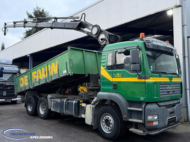 MAN TGA 26.390 6x4, Handgeschakeld, HIAB 144 E-4 - Tipper, Crane truck: picture 1 MAN TGA 26.390 6x4, Handgeschakeld, HIAB 144 E-4 - Tipper, Crane truck: picture 1