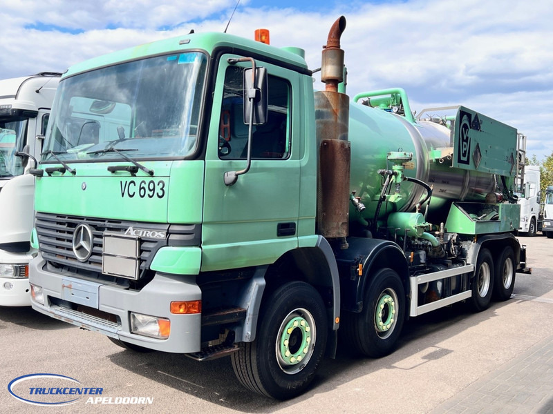 Mercedes-Benz Actros 4140 8x4, Steel springs, ADR, Inox - Vacuum truck: picture 3 Mercedes-Benz Actros 4140 8x4, Steel springs, ADR, Inox - Vacuum truck: picture 3