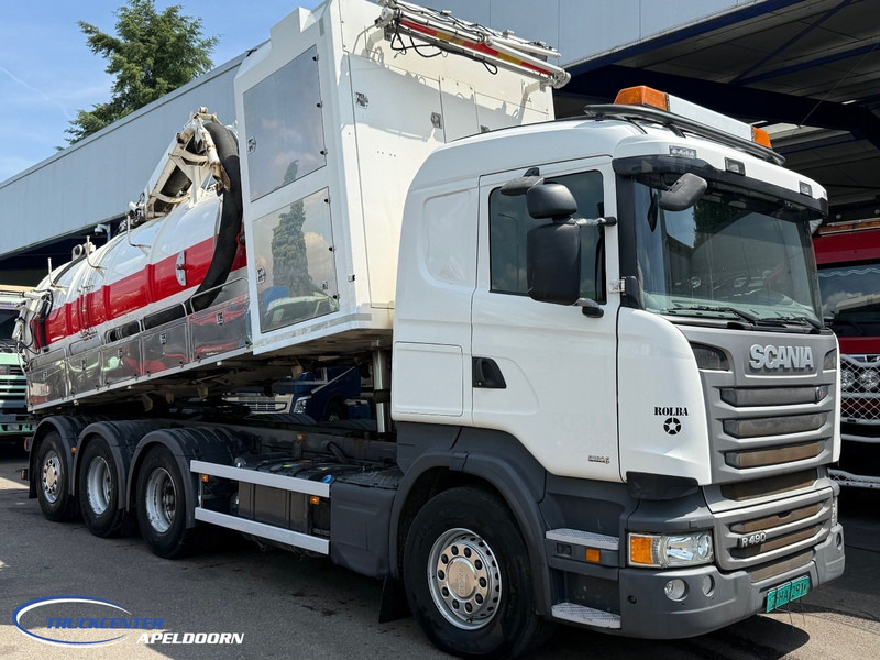 Scania R490 Euro 6, Rolba Inox / Edelstahl, 8x4 - Vacuum truck: picture 1 Scania R490 Euro 6, Rolba Inox / Edelstahl, 8x4 - Vacuum truck: picture 1