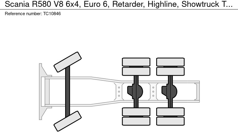 Tractor unit Scania R580 V8 6x4, Euro 6, Retarder, Highline, Showtruck: picture 11
