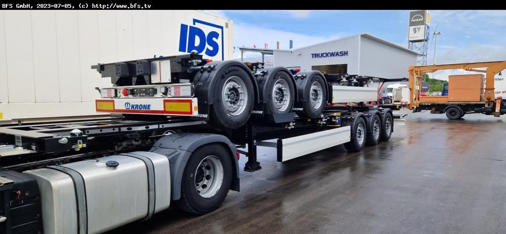 Krone Sattelauflieger Container Chassi SDC 27 eLTU5-2 - Container transporter/ Swap body semi-trailer: picture 2 Krone Sattelauflieger Container Chassi SDC 27 eLTU5-2 - Container transporter/ Swap body semi-trailer: picture 2