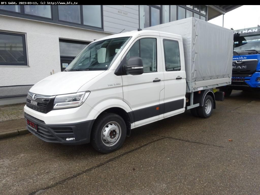 MAN TGE 5.180 4x2 SB DoKA MAN TGE 5.180 4x2 SB DoKA - Curtain side van: picture 1 MAN TGE 5.180 4x2 SB DoKA MAN TGE 5.180 4x2 SB DoKA - Curtain side van: picture 1