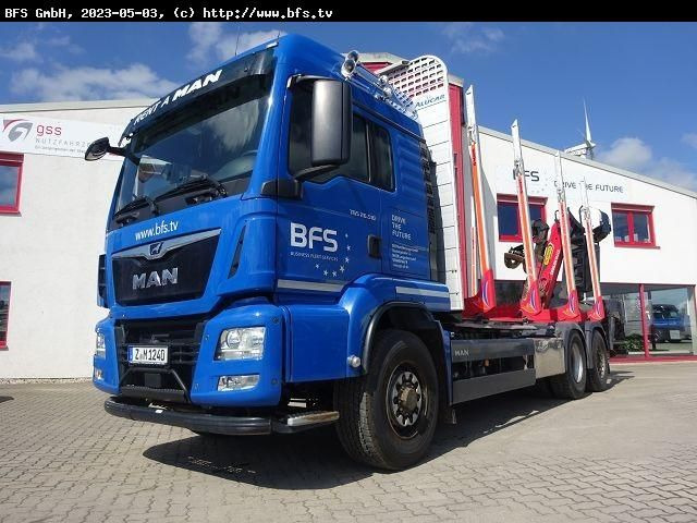 MAN TGS 26.510 6x4 H-4BL NEU ZF Getriebe + NEU Kuppl - Logging truck: picture 1 MAN TGS 26.510 6x4 H-4BL NEU ZF Getriebe + NEU Kuppl - Logging truck: picture 1