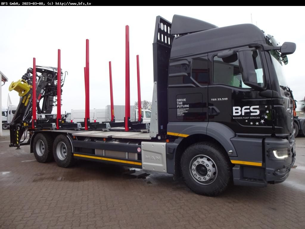 MAN TGS (TG3) 33.510 6x4 BL CH - Logging truck: picture 2 MAN TGS (TG3) 33.510 6x4 BL CH - Logging truck: picture 2