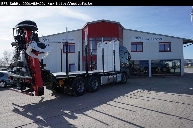 MAN TGX (TG3) 26.510 6x4 BL TG3, Plateau Aufbau - Logging truck: picture 4 MAN TGX (TG3) 26.510 6x4 BL TG3, Plateau Aufbau - Logging truck: picture 4