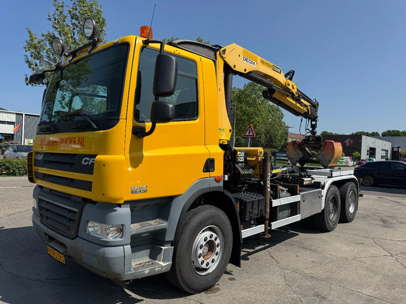 Hook lift truck, Crane truck DAF CF 85.410 6X4 - EURO 5 + PALFINGER PK15500 + REMOTE + PALFINGER HOOK: picture 14 Hook lift truck, Crane truck DAF CF 85.410 6X4 - EURO 5 + PALFINGER PK15500 + REMOTE + PALFINGER HOOK: picture 14