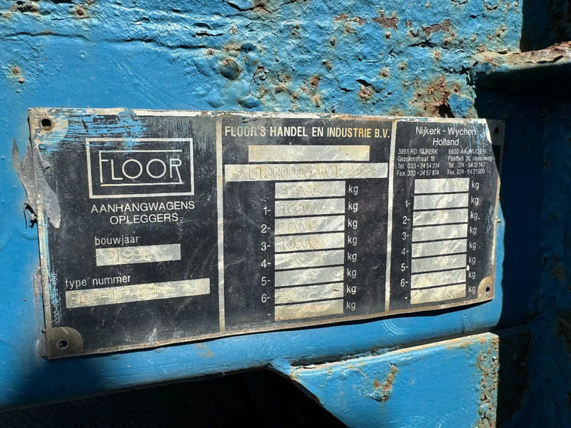 Dropside/ Flatbed semi-trailer Floor FLO 17 30 H2 + KENNIS R-36 DRUM BRAKES: picture 16