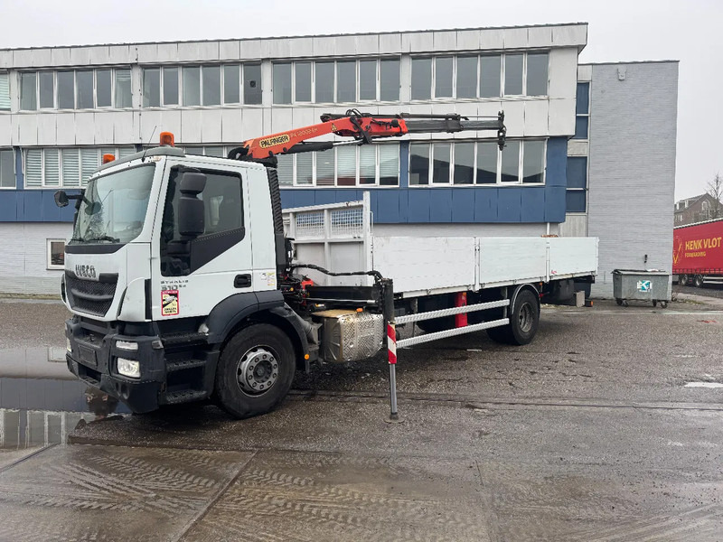 Iveco Stralis 310 EURO 6 PALFINGER PK12002 + REMOTE CONTROL FULL STEEL - Dropside/ Flatbed truck, Crane truck: picture 1 Iveco Stralis 310 EURO 6 PALFINGER PK12002 + REMOTE CONTROL FULL STEEL - Dropside/ Flatbed truck, Crane truck: picture 1