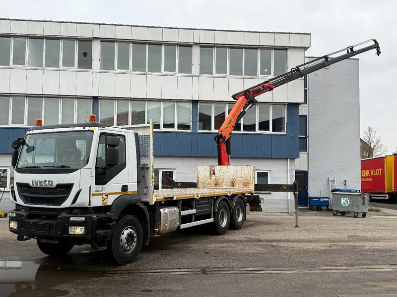 Iveco Trakker 360 6X4 EURO 6 + PALFINGER PK20001K + REMOTE CONTROL - Dropside/ Flatbed truck, Crane truck: picture 1 Iveco Trakker 360 6X4 EURO 6 + PALFINGER PK20001K + REMOTE CONTROL - Dropside/ Flatbed truck, Crane truck: picture 1