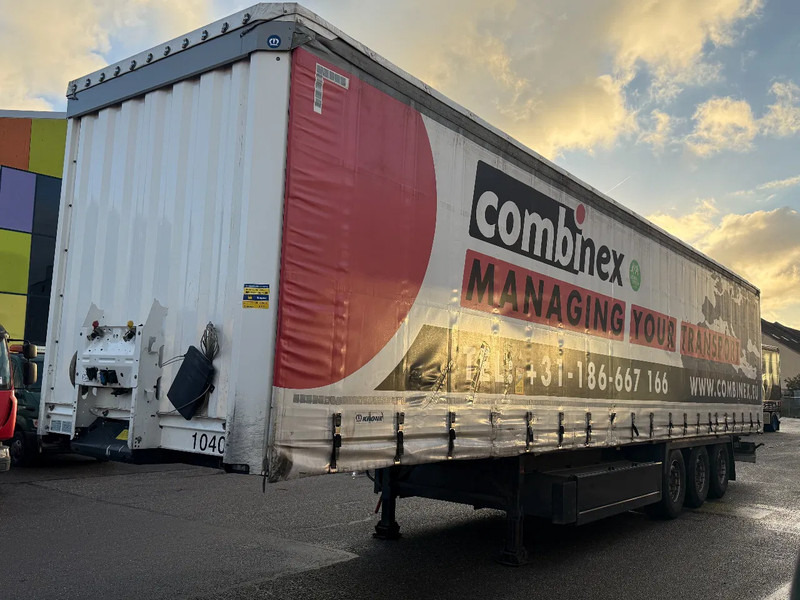Krone SD - 3 AXLE - DISC BRAKES + SLIDING ROOF - Curtainsider semi-trailer: picture 3 Krone SD - 3 AXLE - DISC BRAKES + SLIDING ROOF - Curtainsider semi-trailer: picture 3