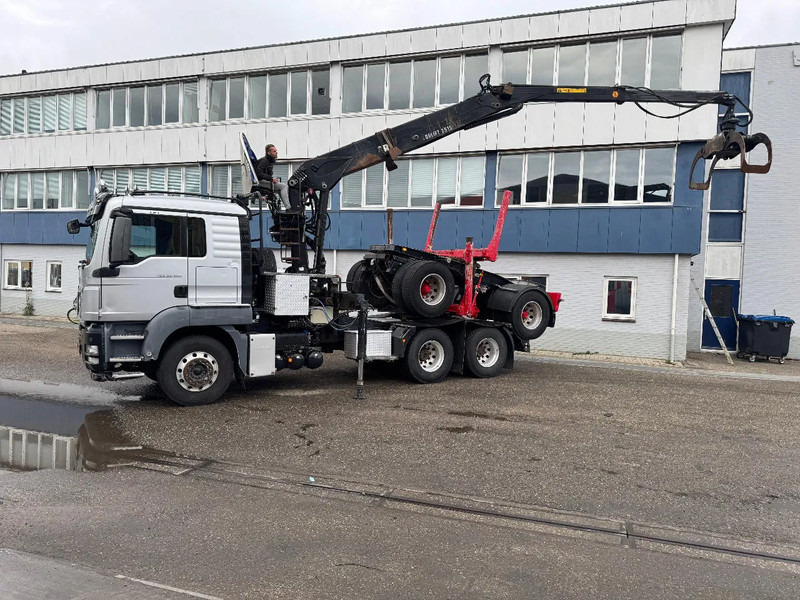 MAN TGS 33.480 6X4 + HIAB 251S.82 + TRAILER 2 AXLE KRAEMER - Crane truck: picture 1 MAN TGS 33.480 6X4 + HIAB 251S.82 + TRAILER 2 AXLE KRAEMER - Crane truck: picture 1