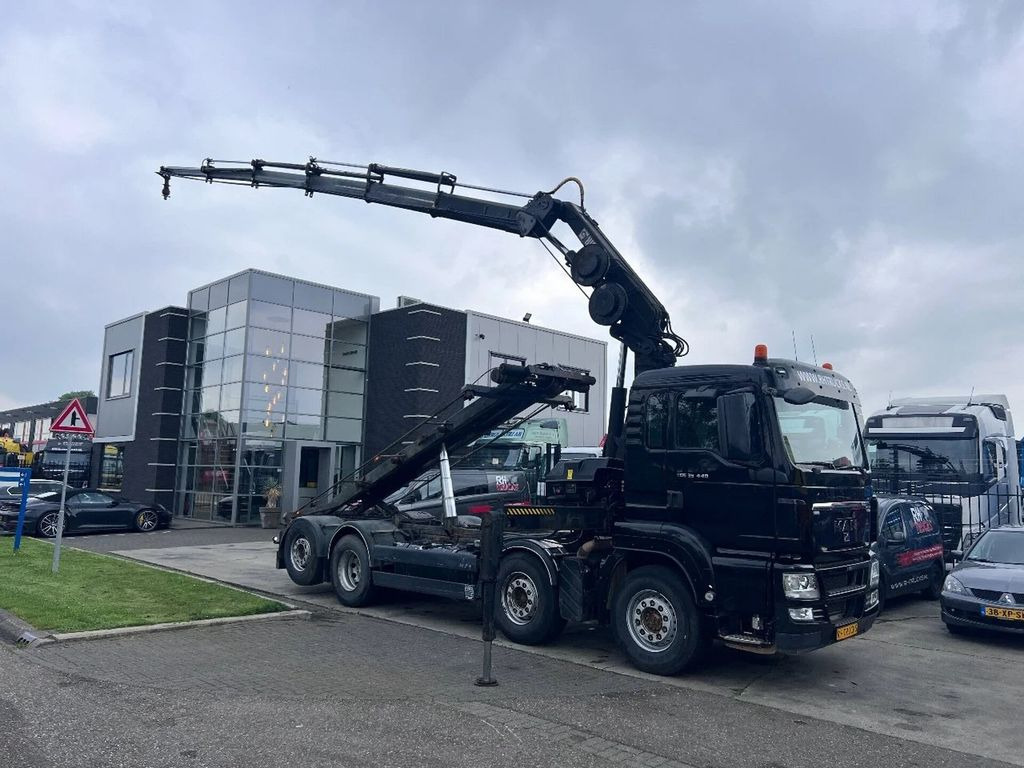 MAN TGS 35.440 8X2-4 + HIAB 220C-5 REMOTE + CABLE LI - Cable system truck, Crane truck: picture 1 MAN TGS 35.440 8X2-4 + HIAB 220C-5 REMOTE + CABLE LI - Cable system truck, Crane truck: picture 1
