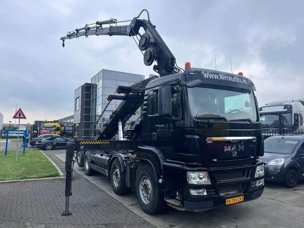 MAN TGS 35.440 8X2-4 + HIAB 220C-5 REMOTE + CABLE LI - Cable system truck, Crane truck: picture 4 MAN TGS 35.440 8X2-4 + HIAB 220C-5 REMOTE + CABLE LI - Cable system truck, Crane truck: picture 4