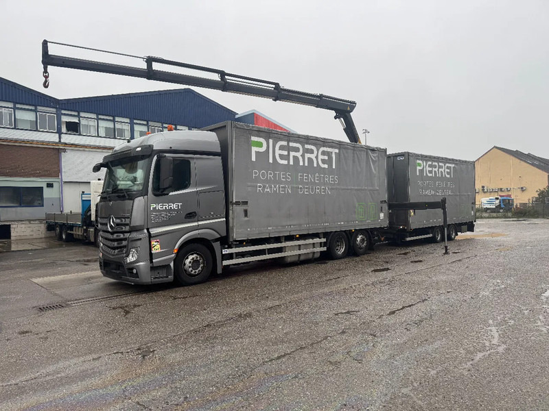 Mercedes-Benz Actros 2645 PALFINGER PK 19 + REMOTE CONTROL + ROYEN HANGER COMPLETE 2017! - Curtainsider truck, Crane truck: picture 4 Mercedes-Benz Actros 2645 PALFINGER PK 19 + REMOTE CONTROL + ROYEN HANGER COMPLETE 2017! - Curtainsider truck, Crane truck: picture 4