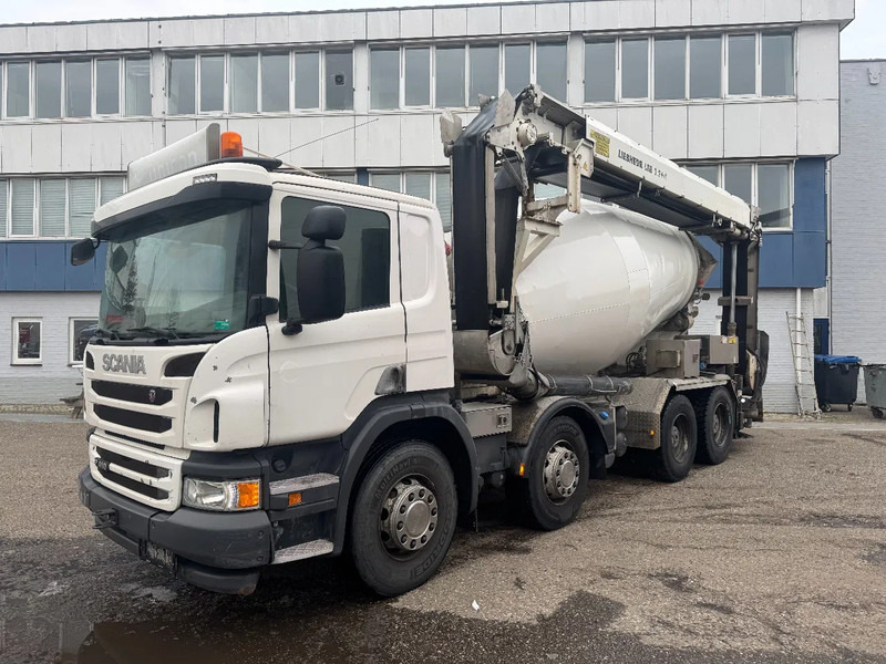 Scania P410 8X4 EURO 6 LIEBHERR + LIEBHERR LTB 12+4 BELT - Concrete mixer truck: picture 1 Scania P410 8X4 EURO 6 LIEBHERR + LIEBHERR LTB 12+4 BELT - Concrete mixer truck: picture 1