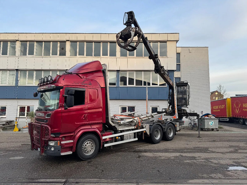 Scania R580 V8 6X4 EURO 6 JONSERED 1080 79 R HUB REDUCTION - Logging truck, Crane truck: picture 1 Scania R580 V8 6X4 EURO 6 JONSERED 1080 79 R HUB REDUCTION - Logging truck, Crane truck: picture 1