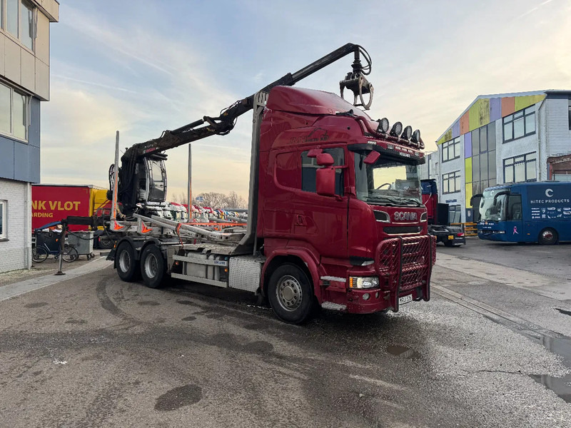 Scania R580 V8 6X4 EURO 6 JONSERED 1080 79 R HUB REDUCTION - Logging truck, Crane truck: picture 3 Scania R580 V8 6X4 EURO 6 JONSERED 1080 79 R HUB REDUCTION - Logging truck, Crane truck: picture 3