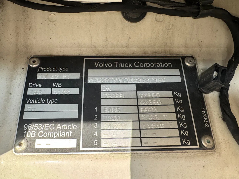 Tractor unit Volvo FH 460 6X2 EURO 6 CHASSIS 2021 STEERING AXLE SKIRTS: picture 10 Tractor unit Volvo FH 460 6X2 EURO 6 CHASSIS 2021 STEERING AXLE SKIRTS: picture 10