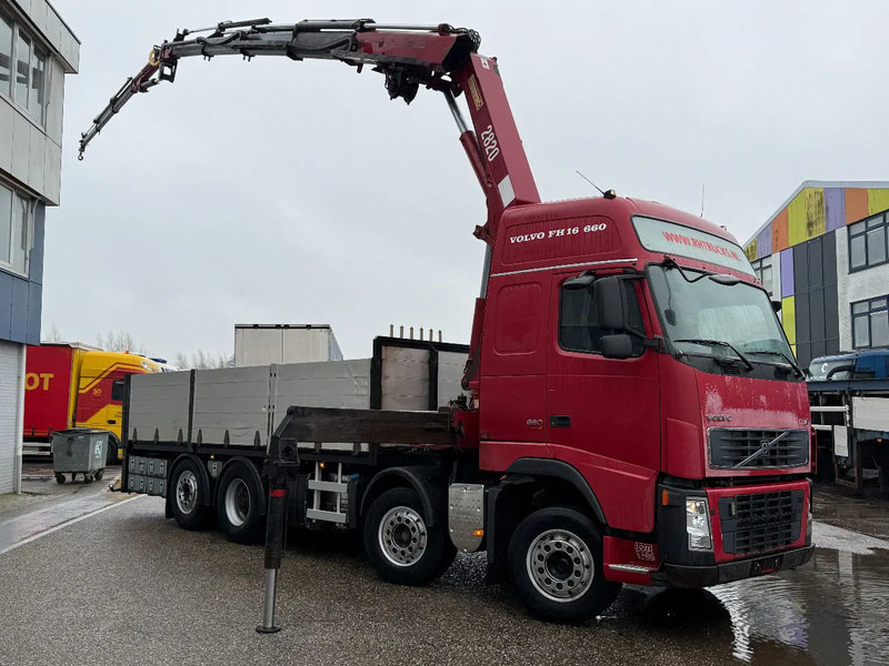 Volvo FH 16.660 8X2 + HMF 2820 K4 + JIB FJ 900 K3+3 + WINCH - Crane truck: picture 1 Volvo FH 16.660 8X2 + HMF 2820 K4 + JIB FJ 900 K3+3 + WINCH - Crane truck: picture 1