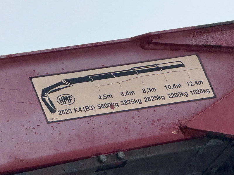 Volvo FH 16.660 8X2 + HMF 2820 K4 + JIB FJ 900 K3+3 + WINCH - Dropside/ Flatbed truck, Crane truck: picture 4 Volvo FH 16.660 8X2 + HMF 2820 K4 + JIB FJ 900 K3+3 + WINCH - Dropside/ Flatbed truck, Crane truck: picture 4