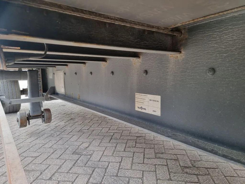 Dropside/ Flatbed trailer Van Hool 13.60 M LONG 1 M HIGH - SUPER SINGLE TIRES - DRUM BRAKES: picture 16