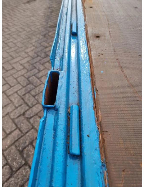 Dropside/ Flatbed trailer Van Hool 13.60 M LONG 1 M HIGH - SUPER SINGLE TIRES - DRUM BRAKES: picture 18