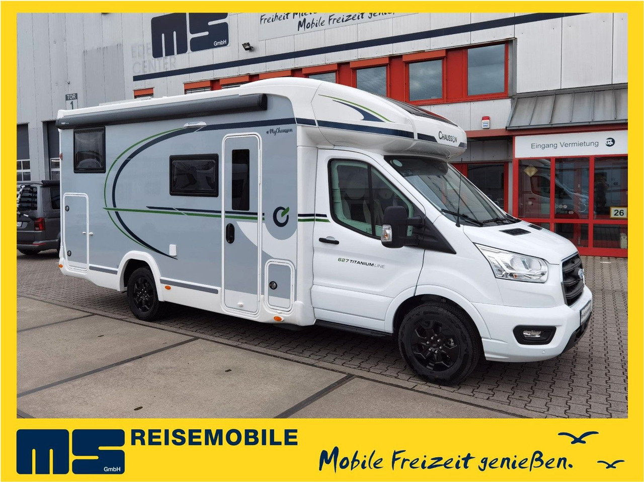 Chausson 627 TITANIUM / -2026- / 165PS-8G. / EINZELBETTEN - Semi-integrated motorhome: picture 1 Chausson 627 TITANIUM / -2026- / 165PS-8G. / EINZELBETTEN - Semi-integrated motorhome: picture 1